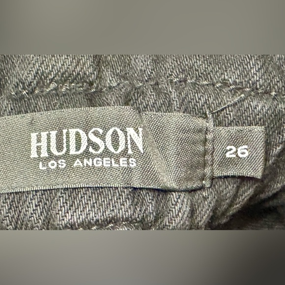 Hudson Jeans NWT SZ 26 High-Waisted Paper Bag Washed Black Jeans - Picture 4 of 7